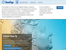 Tablet Screenshot of homepage.net